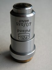 Obiettivo microscopio PZO 40x