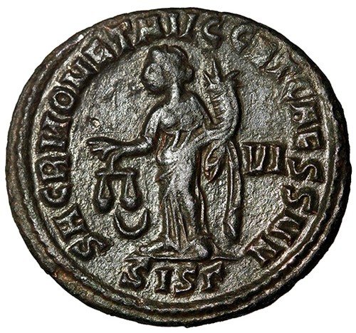 Galerio come cesare follis - cesare,