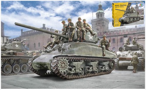 Italeri it6568 m4a1 - italeri, sherman
