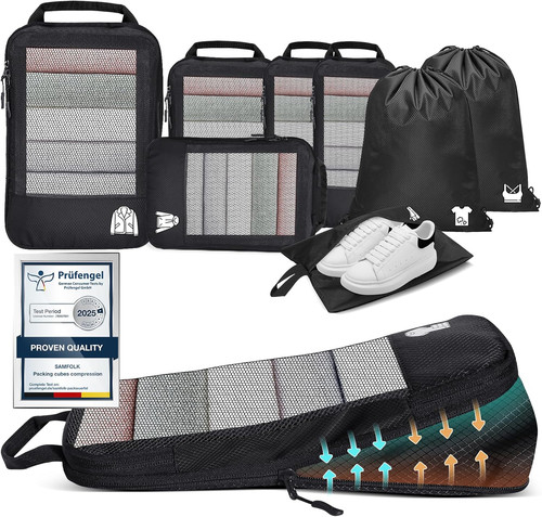 Organizer valigia compressione - organizer,