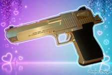 Golden deagle replica - golden,