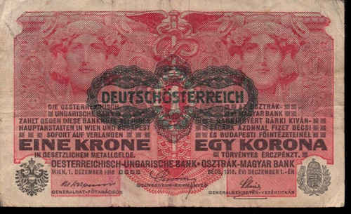 Austria 1916 banconota 1 - austria,