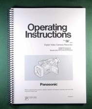 Panasonic DVX-100A Manuale