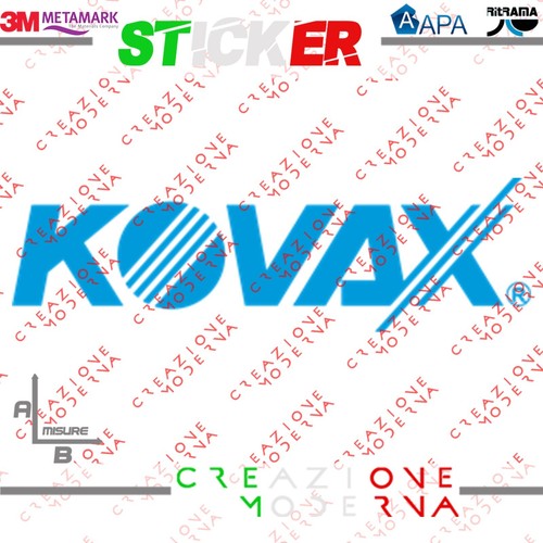 Adesivo sticker kovax misure - sticker,