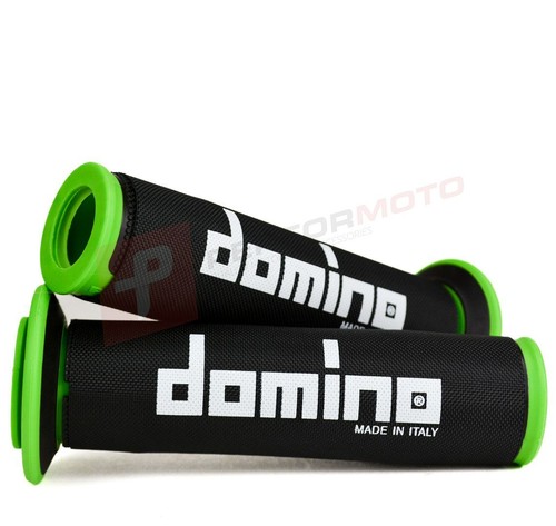 Manopole domino nere - domino, verdi