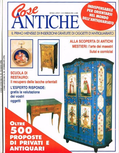 Cose antiche anno 1996 - anno, 5.o