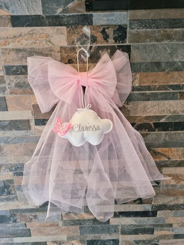 Fiocco nascita bimba rosa - bimba,