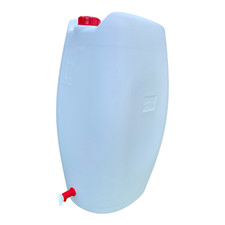 Bidone acqua 60 litri + rubinetto campeggio tanica serbatoio acqua contenitore NUOVO