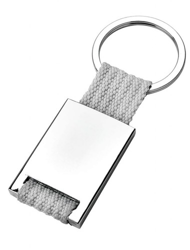 Portachiavi tessuto grigio - in,