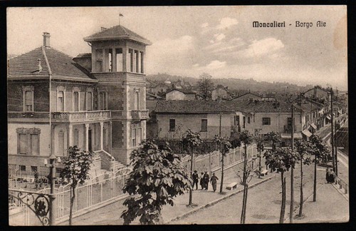 Cartolina moncalieri borgo - cartolina,