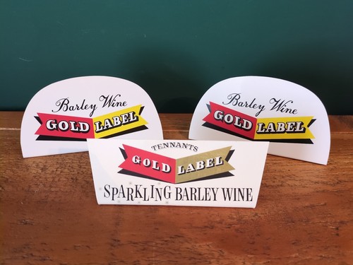 Tennants gold label barley - label,