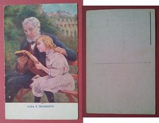 Cartolina illustrata Alba e Tramonto