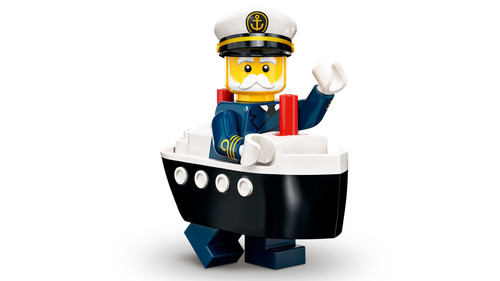 Lego set col23 ferry captain - col23,