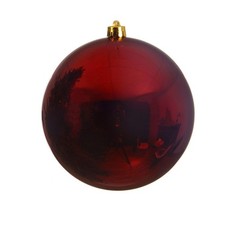 PALLINA NATALIZIA GRANDE ROSSO