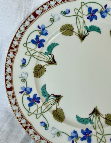 Assiette dessert porcelaine - dessert,