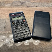 Calcolatrice Sharp EL-531 P vintage *funzionante* con cover. Top ✅
