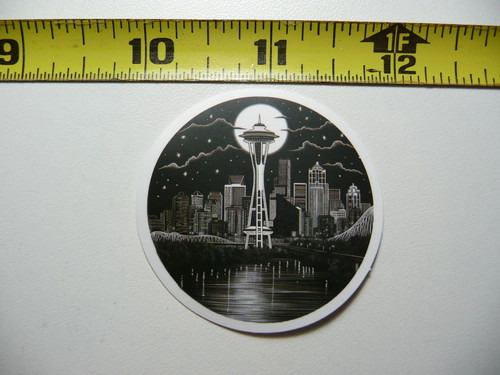 Seattle notte luna piena - luna, space