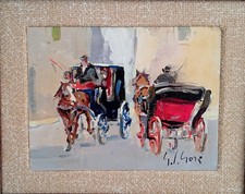 Olio Gino Paolo Gori    'L'incontro'