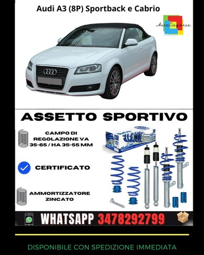 Assetto sportivo per audi - sportivo,