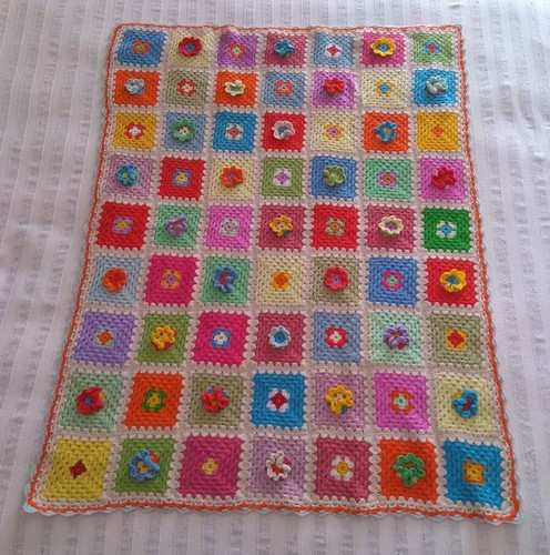 Coperta lana fatta mano - di, a