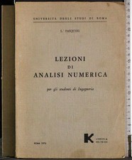 Lezioni analisi numerica - di,