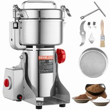 VEVOR 1000g Macinaspezie Mulino Elettrico per Cereali Macinatore Alta Velocità