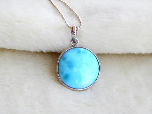 Ciondolo aaa larimar argento - ciondolo,