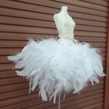 1/6 1/4 1/3 White Halter-neck
