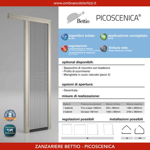 Zanzariera bettio picoscenica - zanzariera,