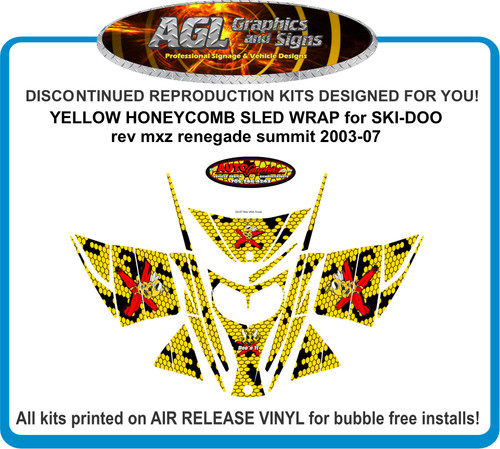 Yellow honeycomb sled - yellow,