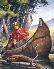 Canadian mountie canoa - canadian, in