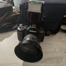 Fotocamera analogica Nikon F90X + Flash + Obiettivo Nikkor 