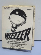 LIBRETTO DI ISTRUZIONI PER TROTTOLA WIZZZER IL TURBINE PIU' VELOCE DEL MONDO da