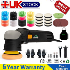Mini levigatrice tampone lucidatrice auto doppia azione lucidatrice orbitale set tamponi 3"