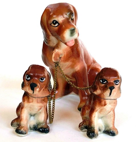 Statuina cane madre con - , 2