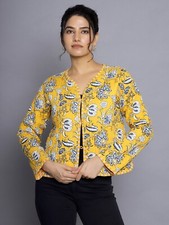 Giallo Floreale Stampato