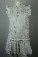 NOSHUA ABITO VESTITO VESTITINO MARE DONNA BIANCO TAG SIZE 40