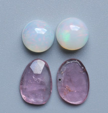 Opale e tormalina pietra