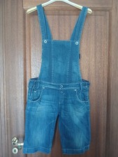 Salopette jeans corta - salopette,