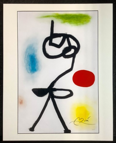 Joan miro firma firmata a - -,
