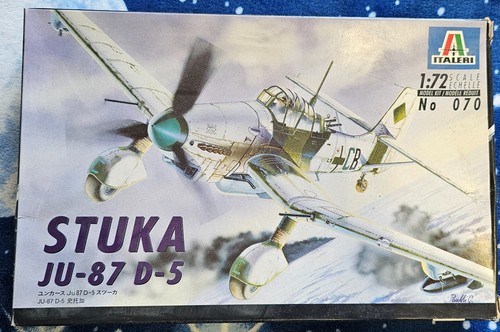 Stuka italeri kit - ju-87, d-5