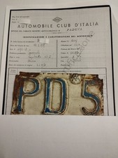 Lambretta 150 D Targa+Visura