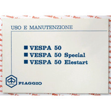 Libretto uso e manutenzione VESPA 50 SPECIAL ED ELESTART V5B1T V5B2T V5B3T V5A3T