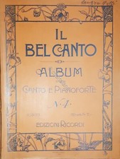 Sheet Music - Il Bel Canto -