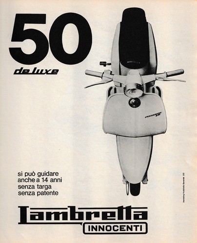 Pubblicita 1969 lambretta - 1969,