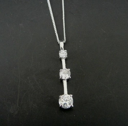 Collana tre pietre - , zirconi