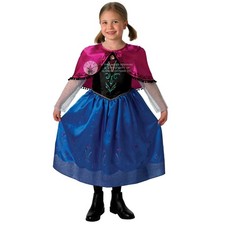 FROZEN Costume Carnevale ANNA PRINCIPESSA Versione DELUXE Originale DISNEY Rubie