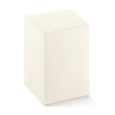20 PZ SETA BIANCO 10x10x16 cm