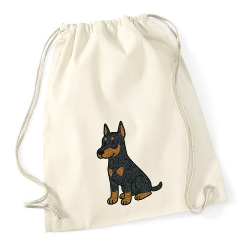 Sacchetto palestra dobermann - sacchetto,