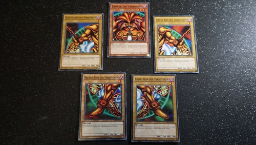 Yugioh exodia set - yugioh,